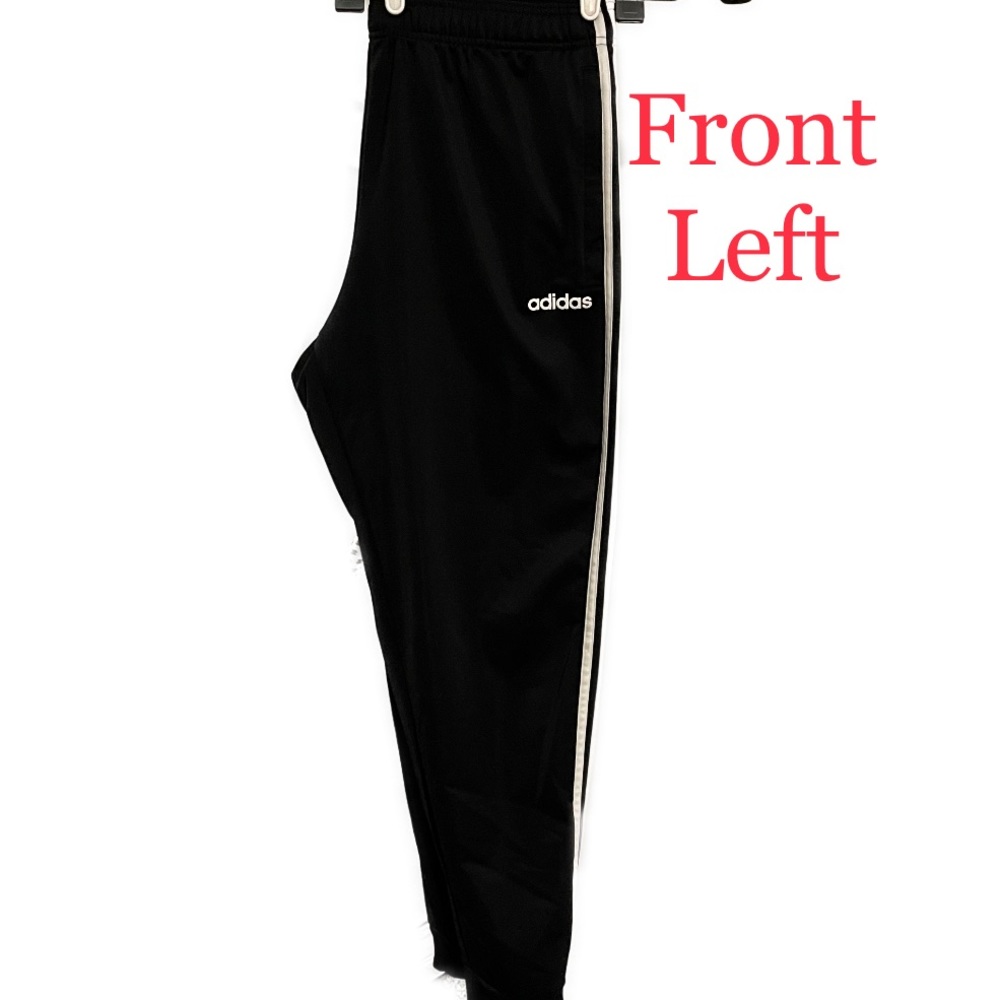Men’s Sz XL Adidas 3-Stripes Tricot Pants Blck/Wht